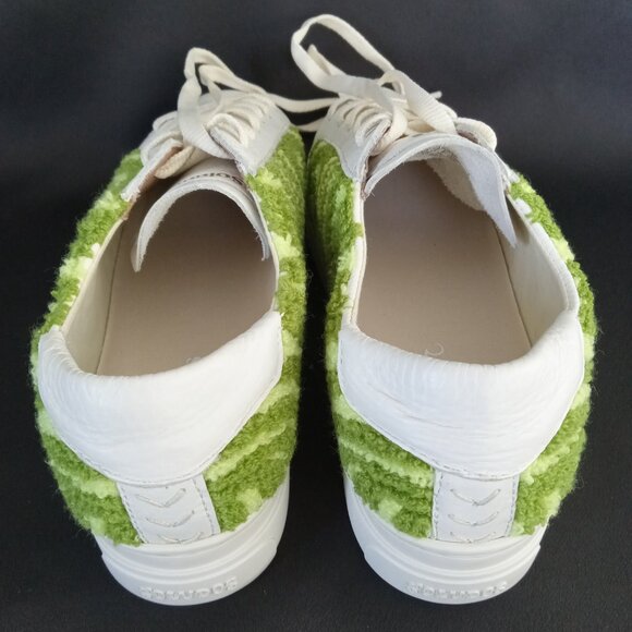 SOLUDOS Ibiza Platform Psychedelic Spiral Sneaker White/Green Women Size 8.5 - Picture 10 of 16
